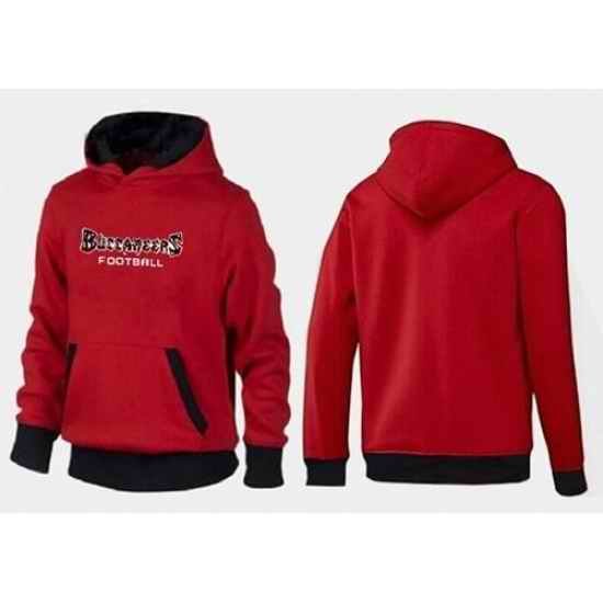 NFL Mens Nike Tampa Bay Buccaneers English Version Pullover Hoodie RedBlack